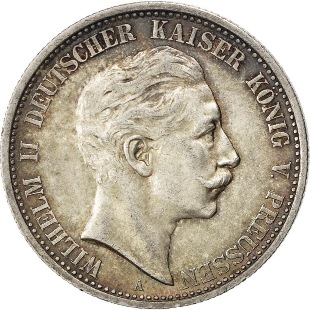 Monnaie, Etats allemands, PRUSSIA, Wilhelm II, 2 Mark, 1905, Berlin, SUP