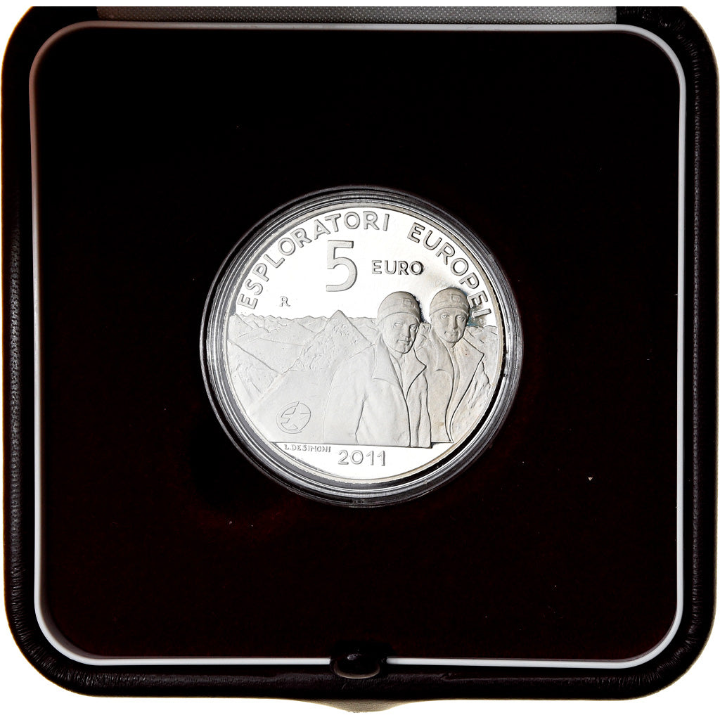 San Marino, 5 Euro, 2011, Rome, Proof, FDC, Argent, KM:501
