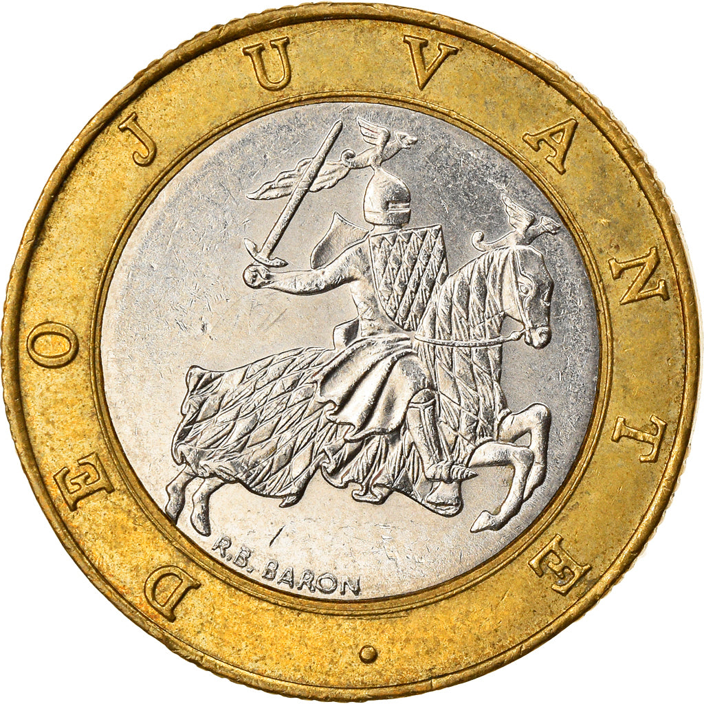 Coin, Monaco, Rainier III, 10 Francs, 1995, EF(40-45), Bi-Metallic, KM:163