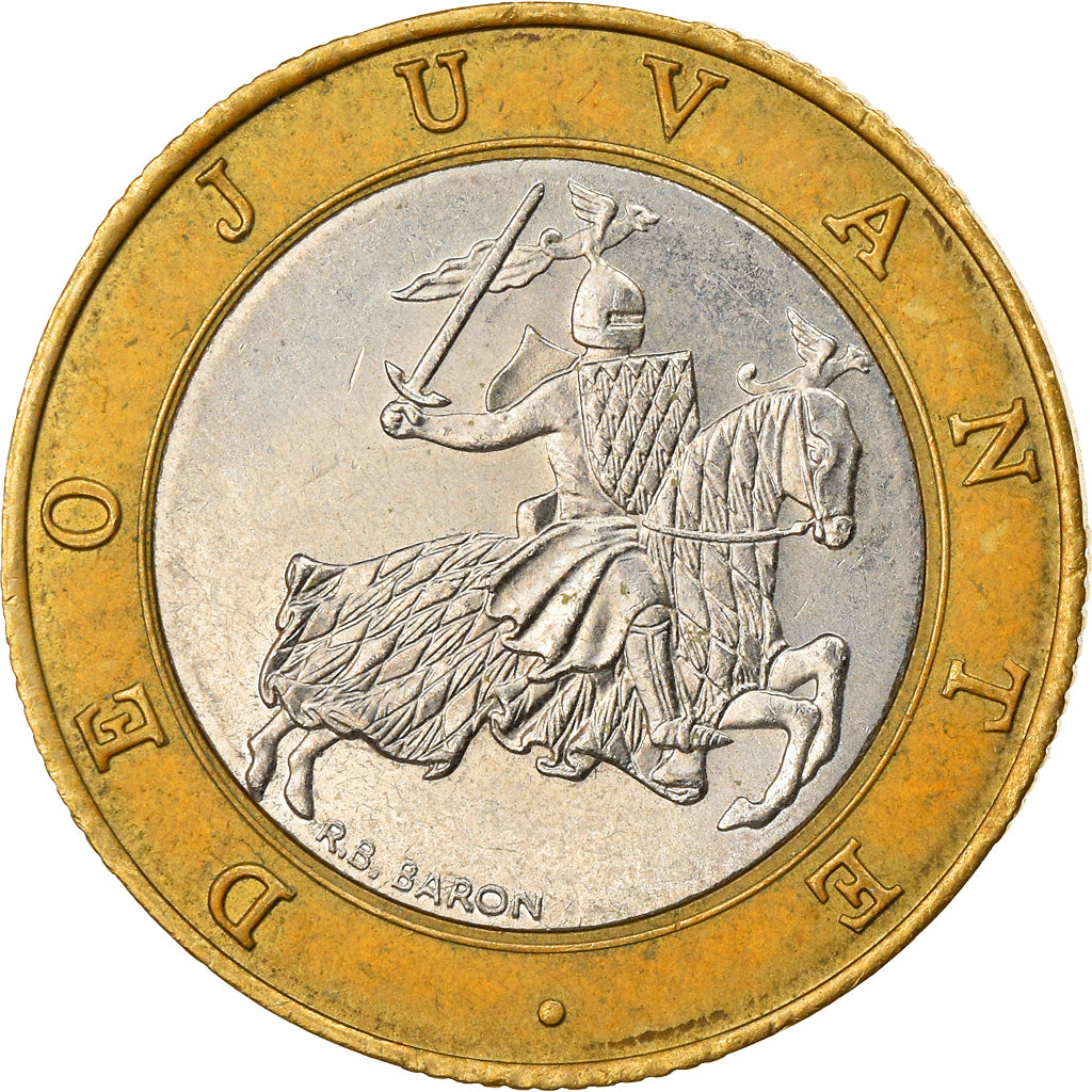 Munten, Monaco, Rainier III, 10 Francs, 1995, ZF, Bi-Metallic, KM:163