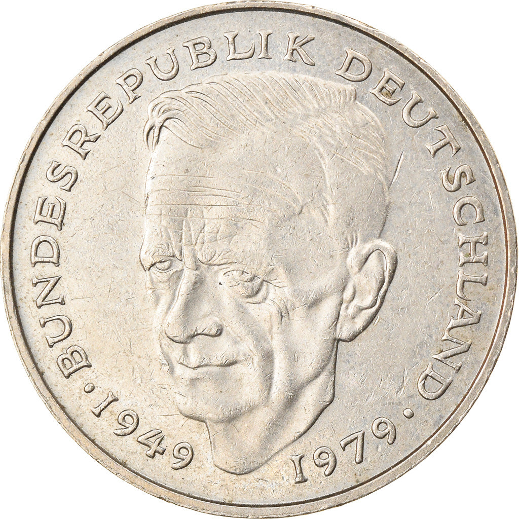 Moneta, GERMANIA - REPUBBLICA FEDERALE, 2 Mark, 1983, Stuttgart, BB, Nichel