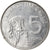 Coin, Brazil, 5 Centavos, 1977, EF(40-45), Stainless Steel, KM:587.1