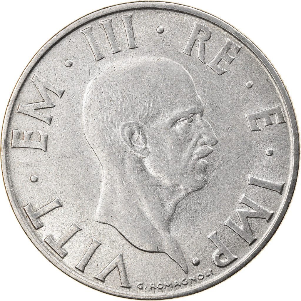 Coin, Italy, Vittorio Emanuele III, 2 Lire, 1939, Rome, EF(40-45), Stainless