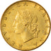 Coin, Italy, 20 Lire, 1975, Rome, EF(40-45), Aluminum-Bronze, KM:97.2