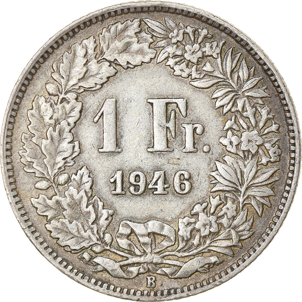 Moneta, Svizzera, Franc, 1946, BB, Argento, KM:24