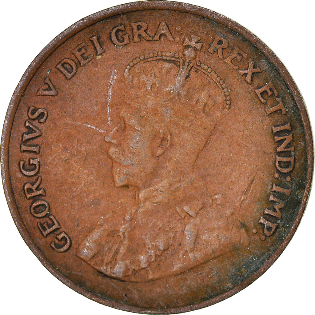 Moeda, Canadá, George V, Cent, 1920, Royal Canadian Mint, Ottawa, EF(40-45)
