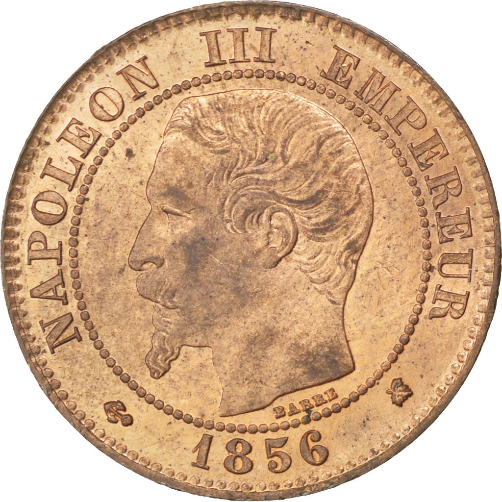 Monnaie, France, Napoleon III, Napoléon III, 2 Centimes, 1856, Bordeaux, SUP+