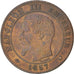 Monnaie, France, Napoleon III, Napoléon III, 2 Centimes, 1857, Lille, TB+