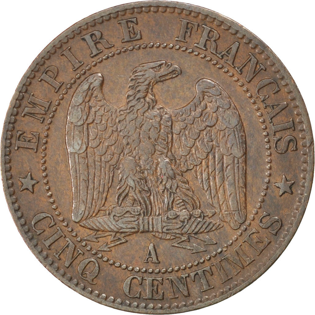 Monnaie, France, Napoleon III, Napoléon III, 5 Centimes, 1853, Paris, TTB+
