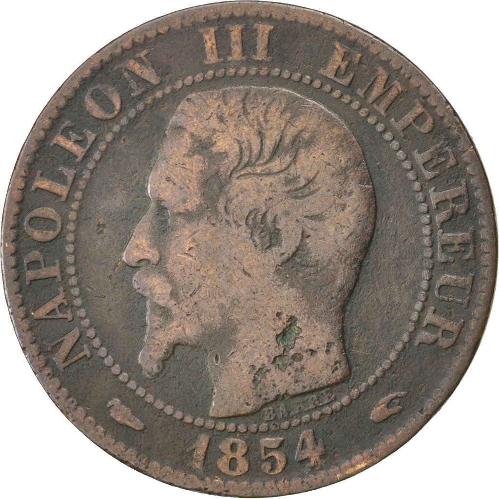 Monnaie, France, Napoleon III, Napoléon III, 5 Centimes, 1854, Paris, TB
