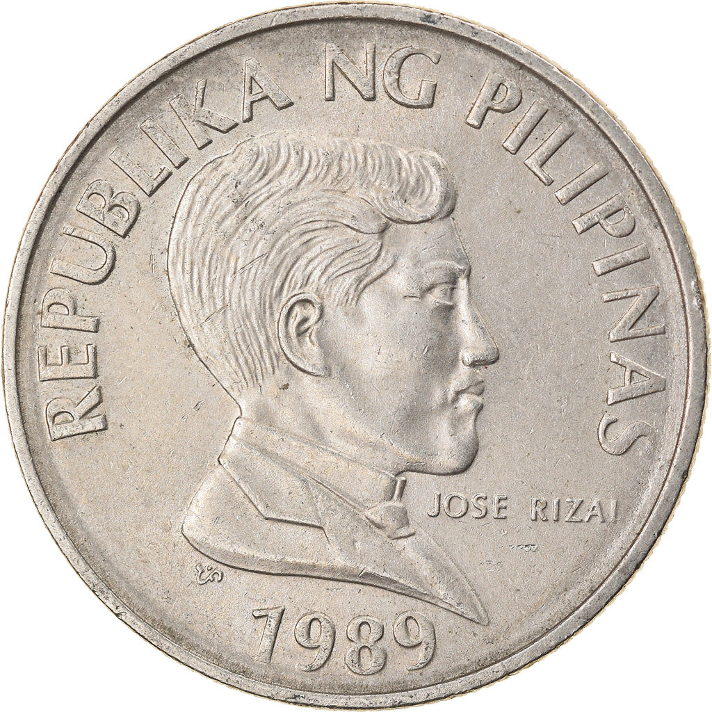 Münze, Philippinen, Piso, 1989, SS, Copper-nickel, KM:243.1