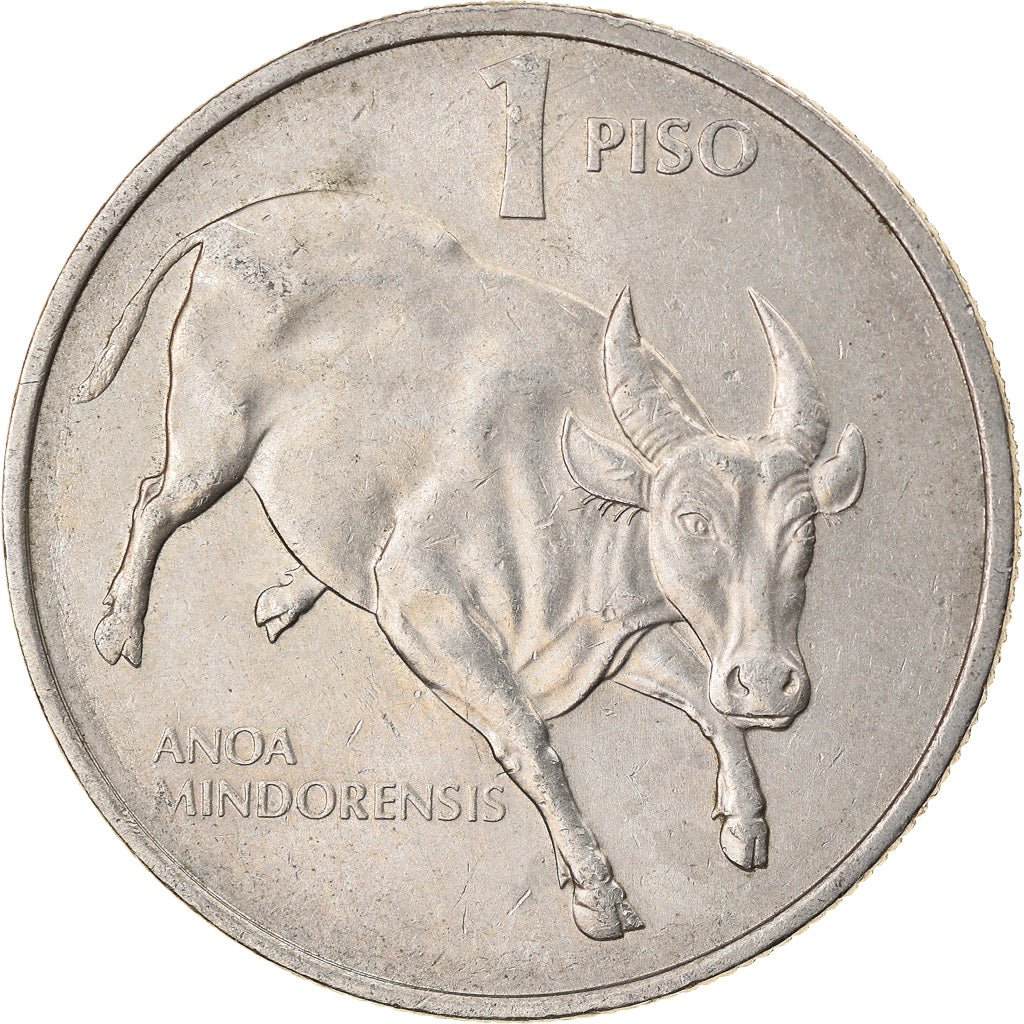 Münze, Philippinen, Piso, 1989, SS, Copper-nickel, KM:243.1