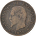 Monnaie, France, Napoleon III, Napoléon III, 5 Centimes, 1855, Paris, TB