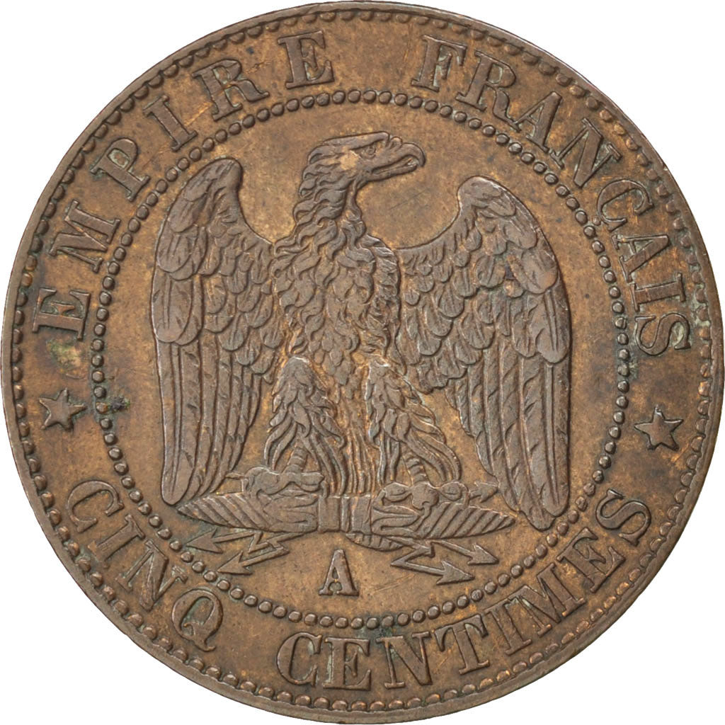 Monnaie, France, Napoleon III, Napoléon III, 5 Centimes, 1856, Paris, TTB