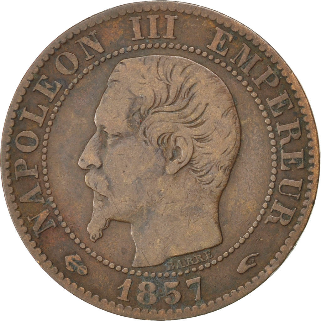 Monnaie, France, Napoleon III, Napoléon III, 5 Centimes, 1857, Paris, TB+