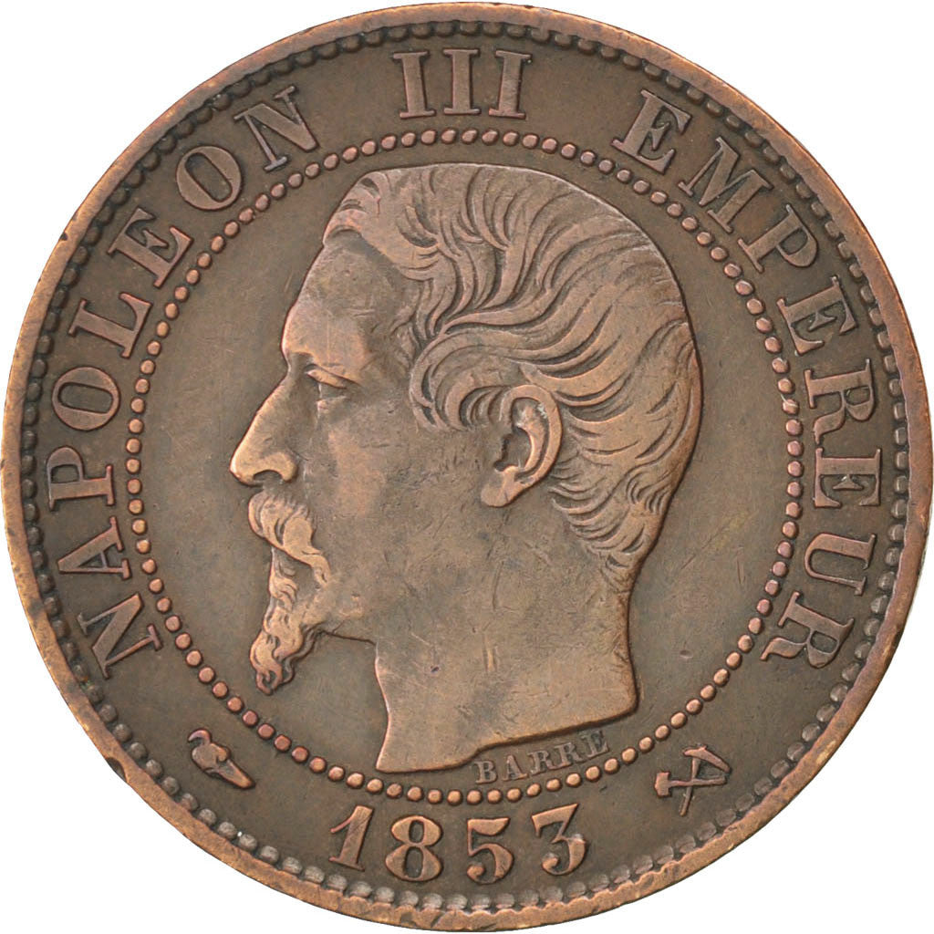 Monnaie, France, Napoleon III, Napoléon III, 5 Centimes, 1853, Rouen, TTB