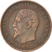 Monnaie, France, Napoleon III, Napoléon III, 5 Centimes, 1853, Rouen, TTB
