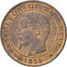 Coin, France, Napoleon III, Napoléon III, 5 Centimes, 1854, Strasbourg