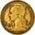 Coin, Madagascar, 20 Francs, 1953, Paris, EF(40-45), Aluminum-Bronze, KM:7