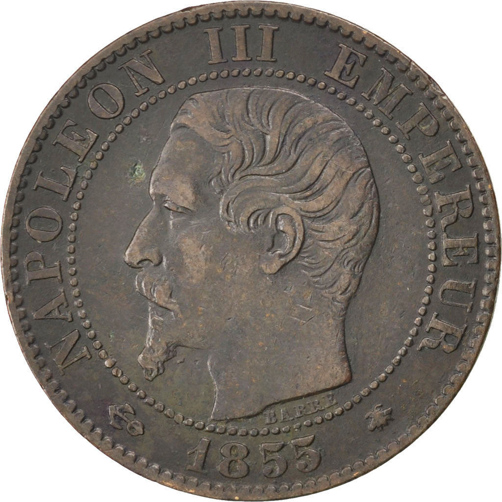 Münze, Frankreich, Napoleon III, Napoléon III, 5 Centimes, 1855, Strasbourg