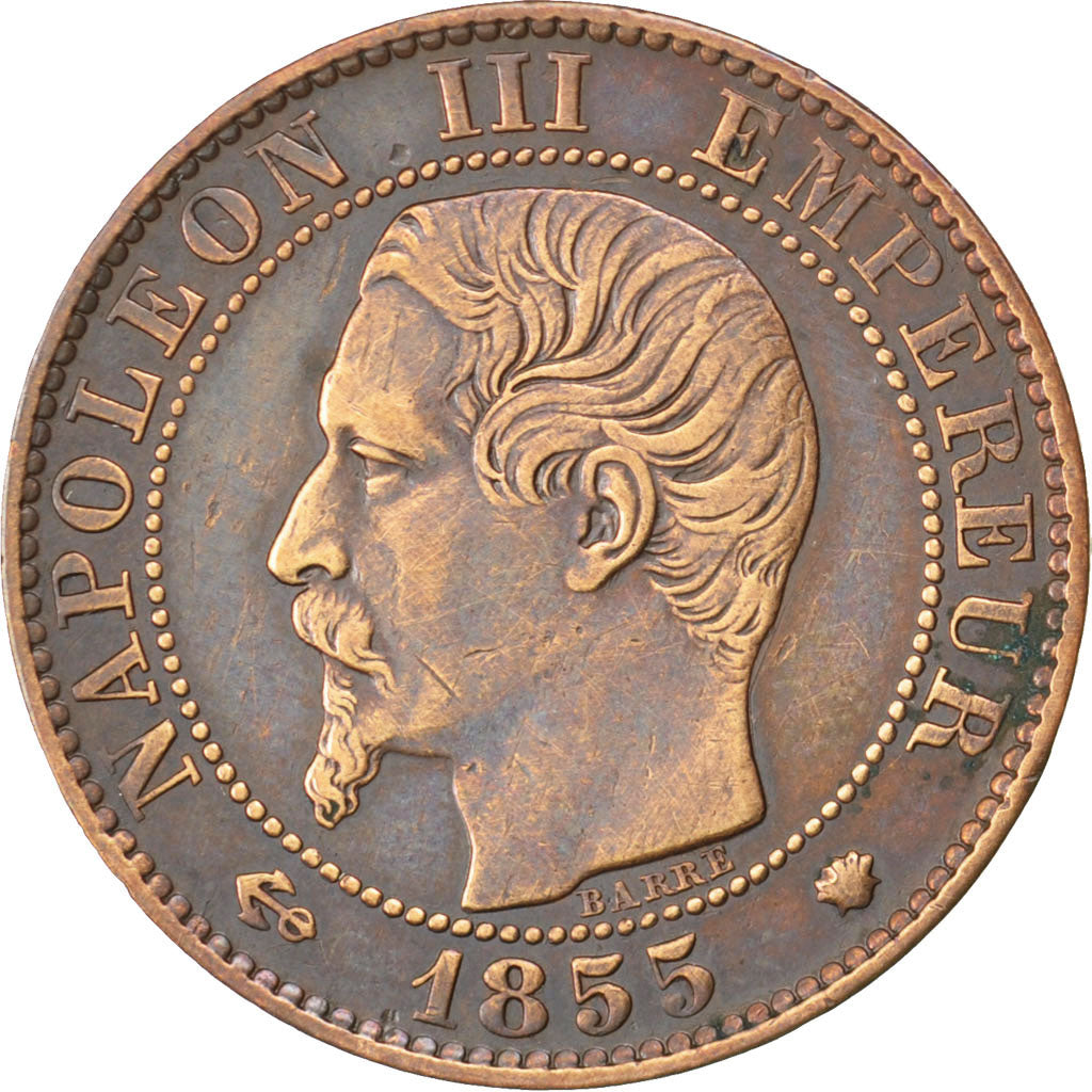 Coin, France, Napoleon III, Napoléon III, 5 Centimes, 1855, Marseille