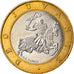 Moeda, Mónaco, Rainier III, 10 Francs, 2000, AU(55-58), Bimetálico, KM:163