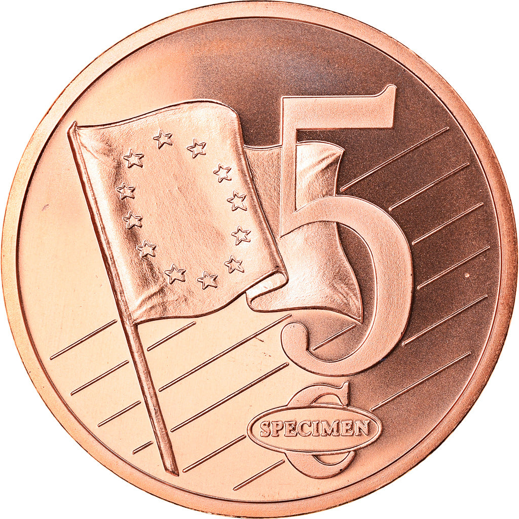 Monaco, Medaille, 5 C, Essai-Trial, 2005, STGL, Kupfer