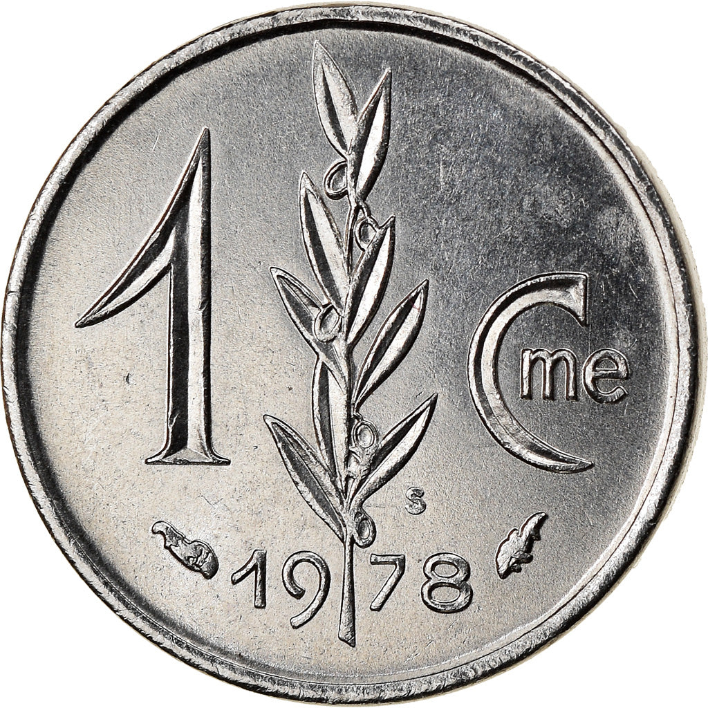 Moneta, Monaco, Rainier III, Centime, 1978, SPL-, Acciaio inossidabile, KM:155