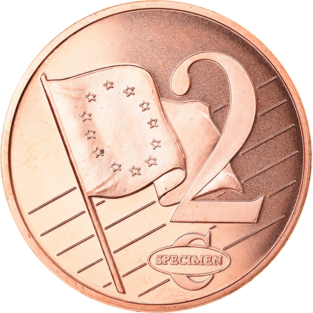 Monaco, Medaille, 2 C, Essai Trial, 2005, STGL, Kupfer