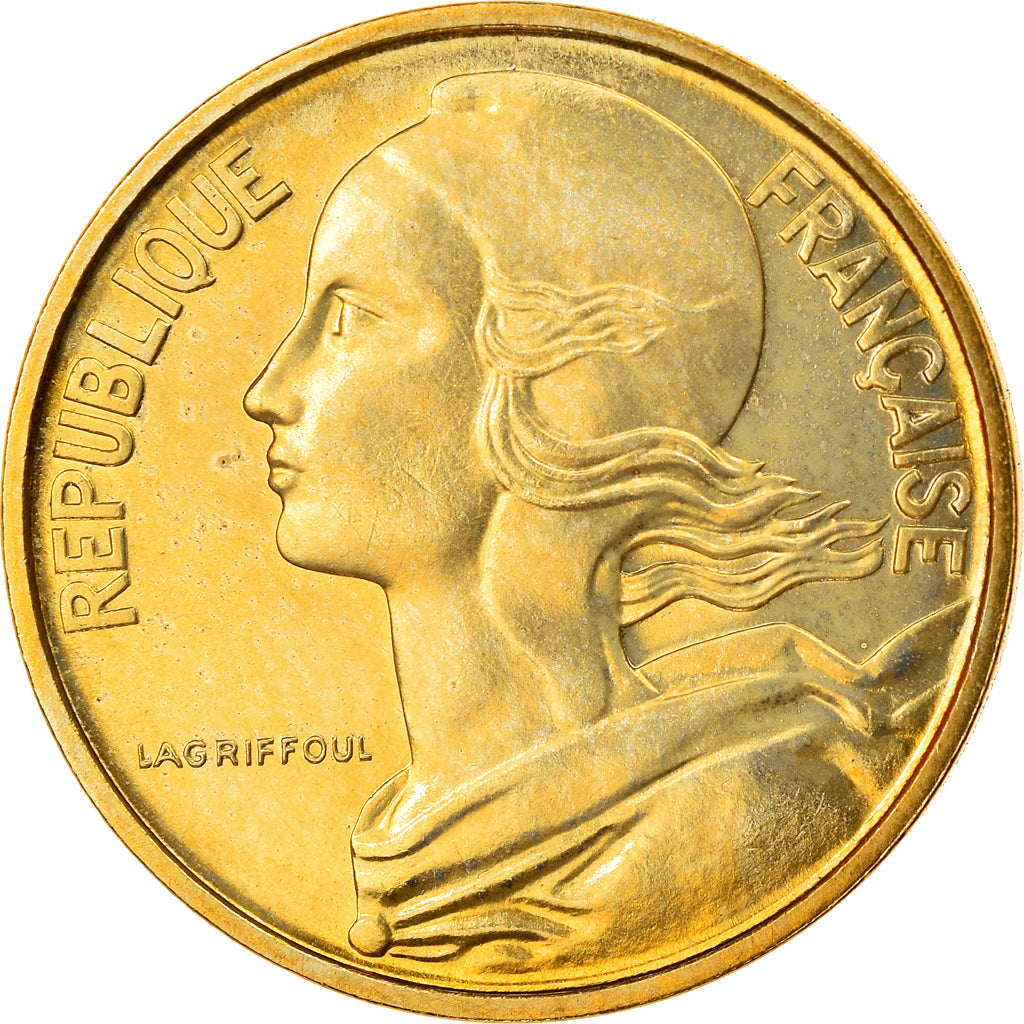Coin, France, Marianne, 10 Centimes, 1973, Paris, MS(65-70), Aluminum-Bronze