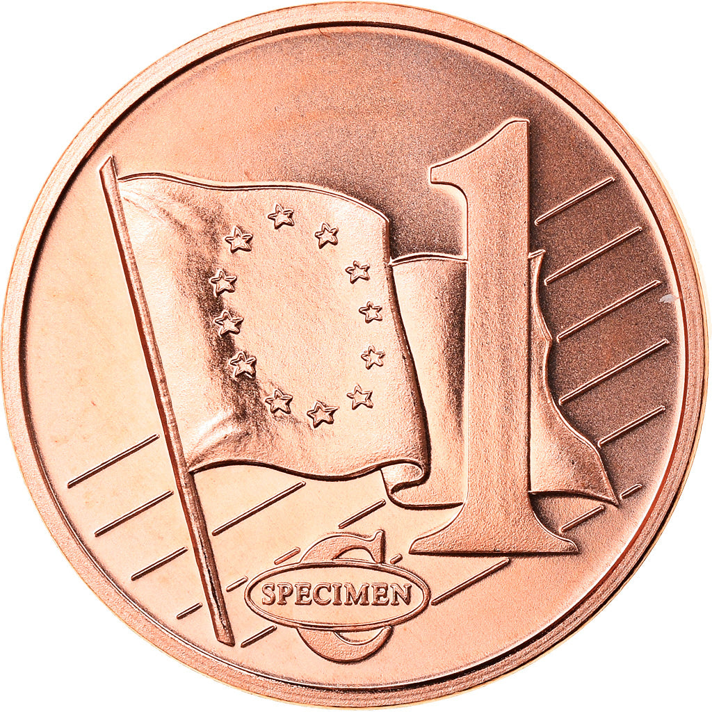 Monaco, Médaille, 1 C, Essai Trial, 2005, FDC, Cuivre