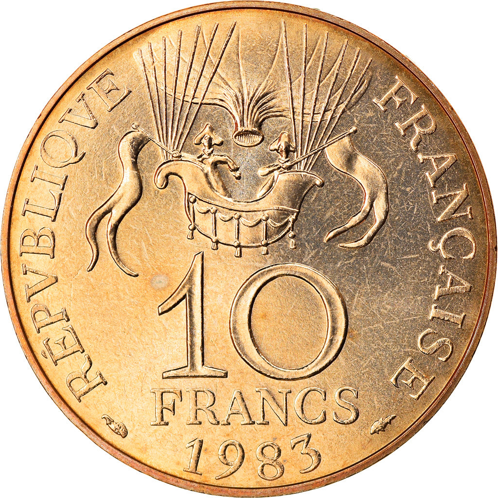 Münze, Frankreich, La conquête, 10 Francs, 1983, Paris, STGL, Nickel-Bronze