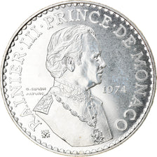 Coin, Monaco, Rainier III, 50 Francs, 1974, MS(65-70), Silver, KM:152.1