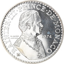 Coin, Monaco, Rainier III, 50 Francs, 1974, MS(65-70), Silver, KM:152.1