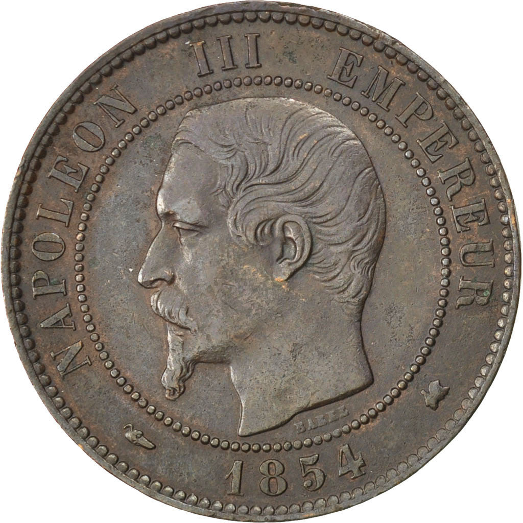 Coin, France, Napoleon III, Napoléon III, 10 Centimes, 1854, Bordeaux