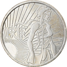 France, 5 Euro, 2008, AU(55-58), Silver, Gadoury:EU287, KM:1534