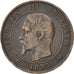 Coin, France, 10 Centimes, 1853, Lille, EF(40-45), Bronze, KM:M24, Gadoury:249c