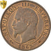 Francia, Napoleon III, 5 Centimes, 1863, Paris, Bronzo, PCGS, MS63BN