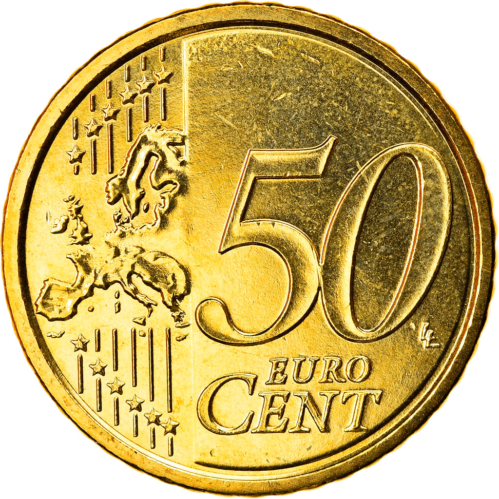 San Marino, 50 Euro Cent, 2014, MS(65-70), Brass