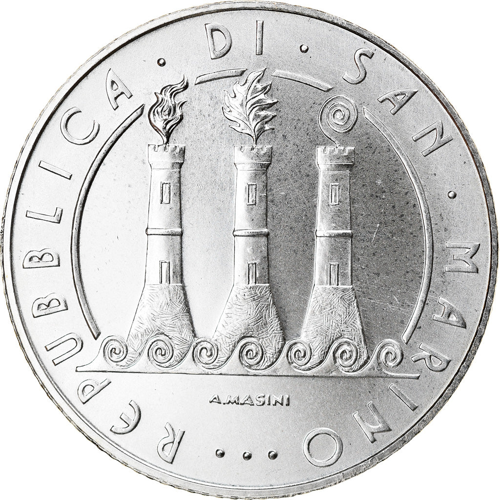 San Marino, 5 Euro, 2008, Rome, FDC, Argent, KM:512