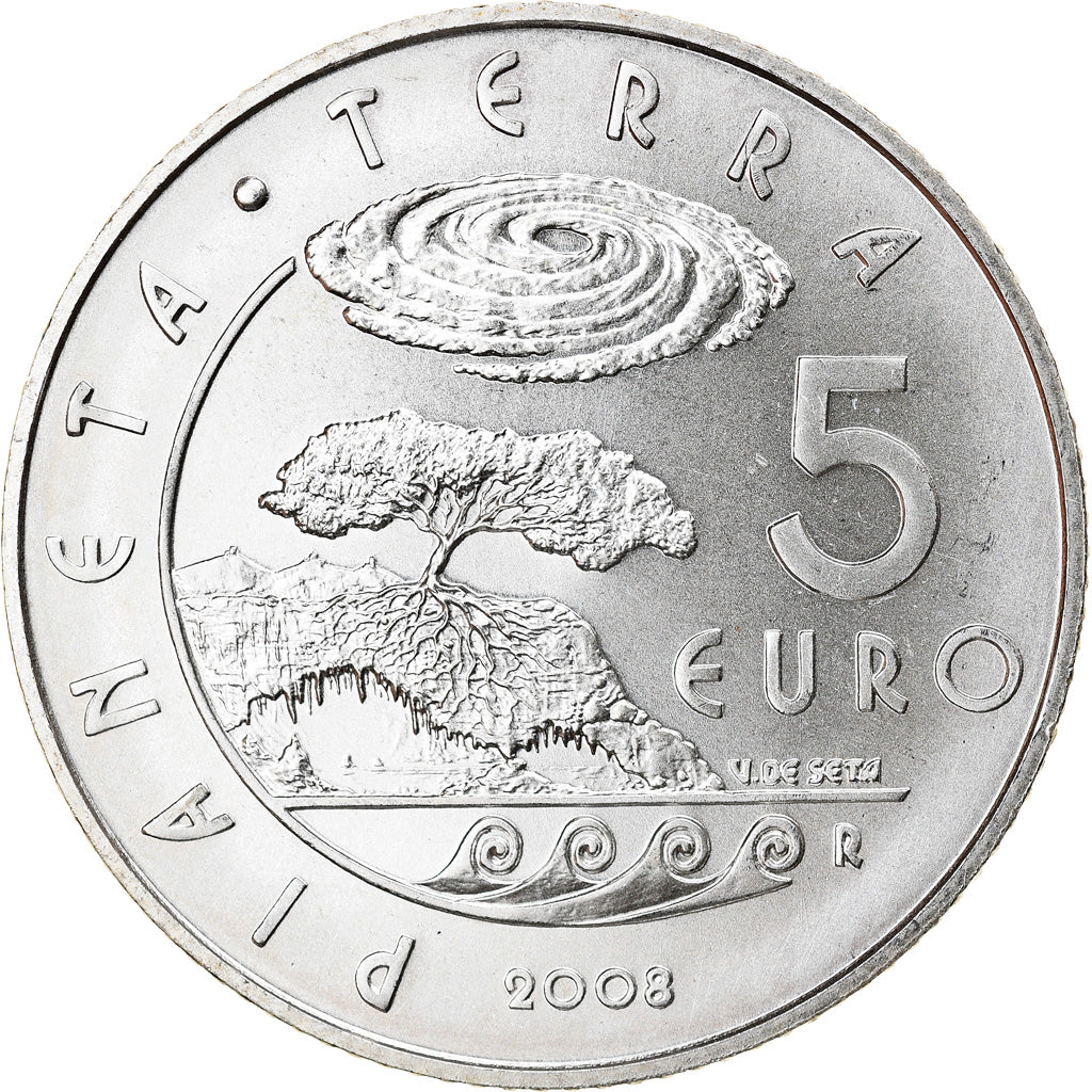 San Marino, 5 Euro, 2008, Rome, FDC, Argent, KM:512