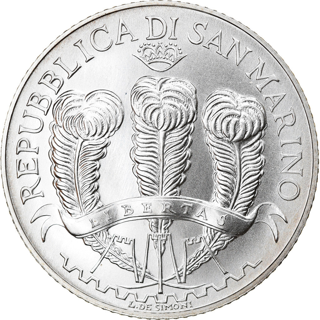 San Marino, 5 Euro, 2007, Rome, MS(65-70), Silver, KM:473