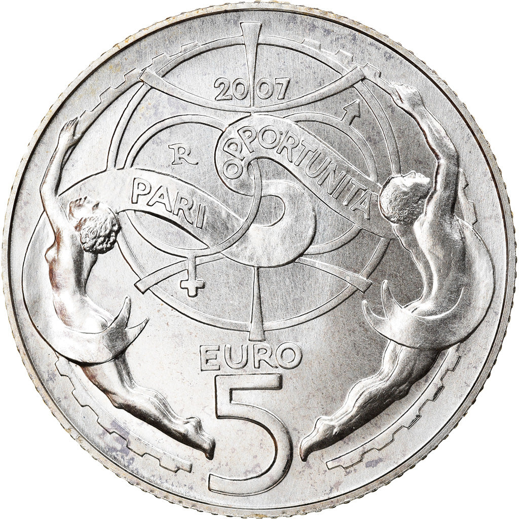San Marino, 5 Euro, 2007, Rome, MS(65-70), Silver, KM:473