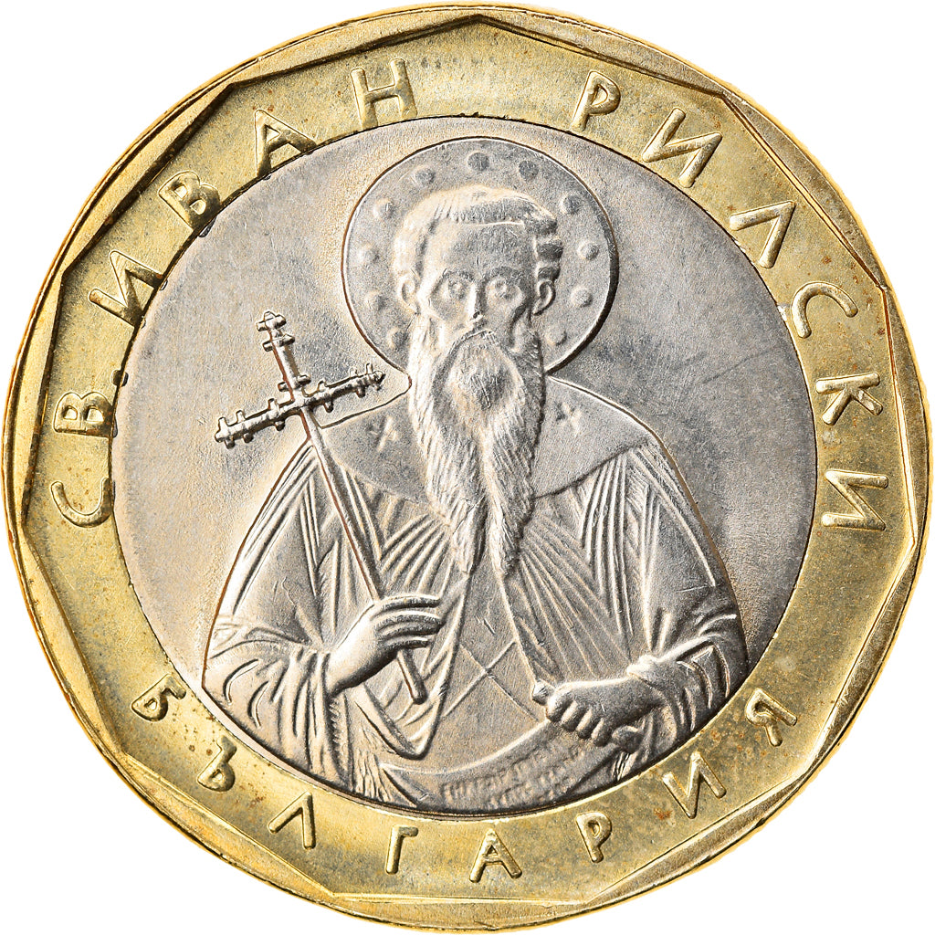Moneda, Bulgaria, Lev, 2002, Sofia, SC, Bimetálico, KM:254