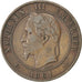 Monnaie, France, Napoleon III, Napoléon III, 10 Centimes, 1861, Bordeaux, TTB