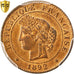 Coin, France, Cérès, Centime, 1892, Paris, PCGS, MS64RB, MS(64), Bronze