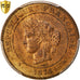 France, 5 Centimes, Cérès, 1874, Paris, Bronze, PCGS, MS64RB, Gadoury:157a