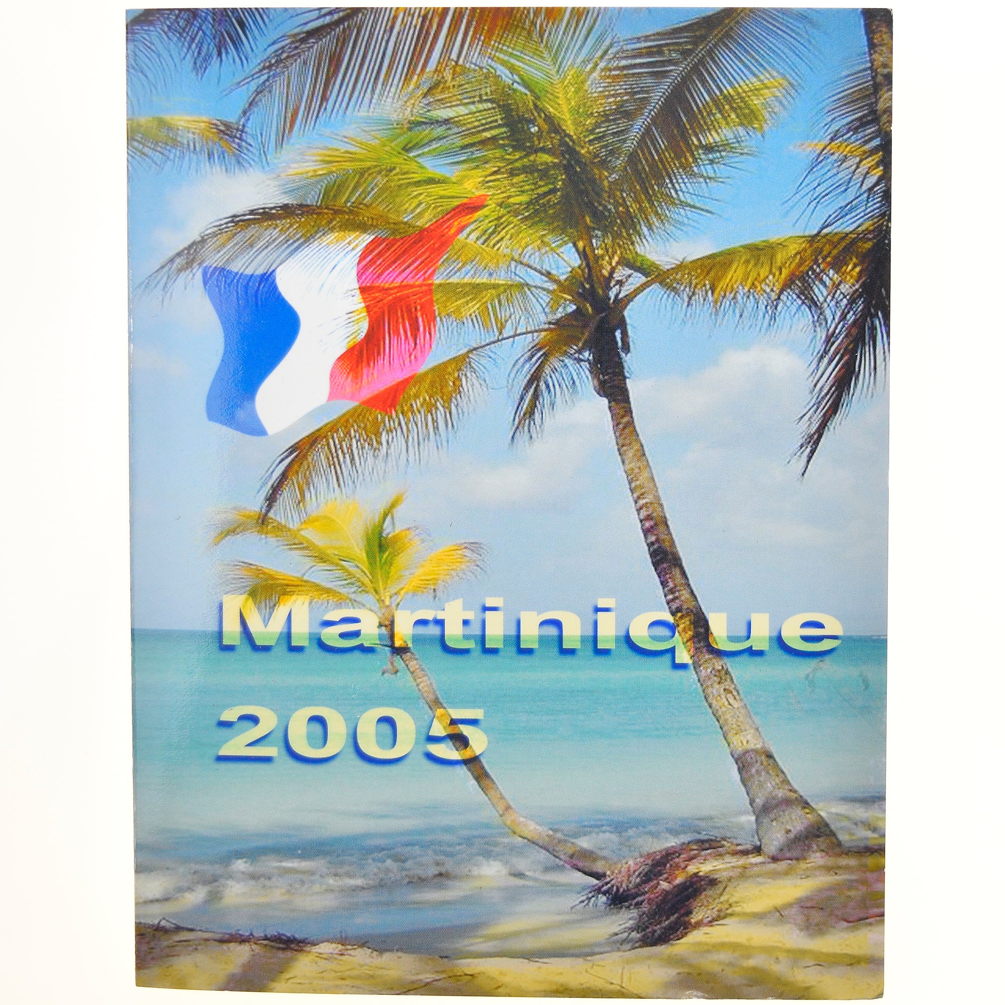 Martinique, 1 Cent to 2 Euro, 2005, unofficial private coin, FDC