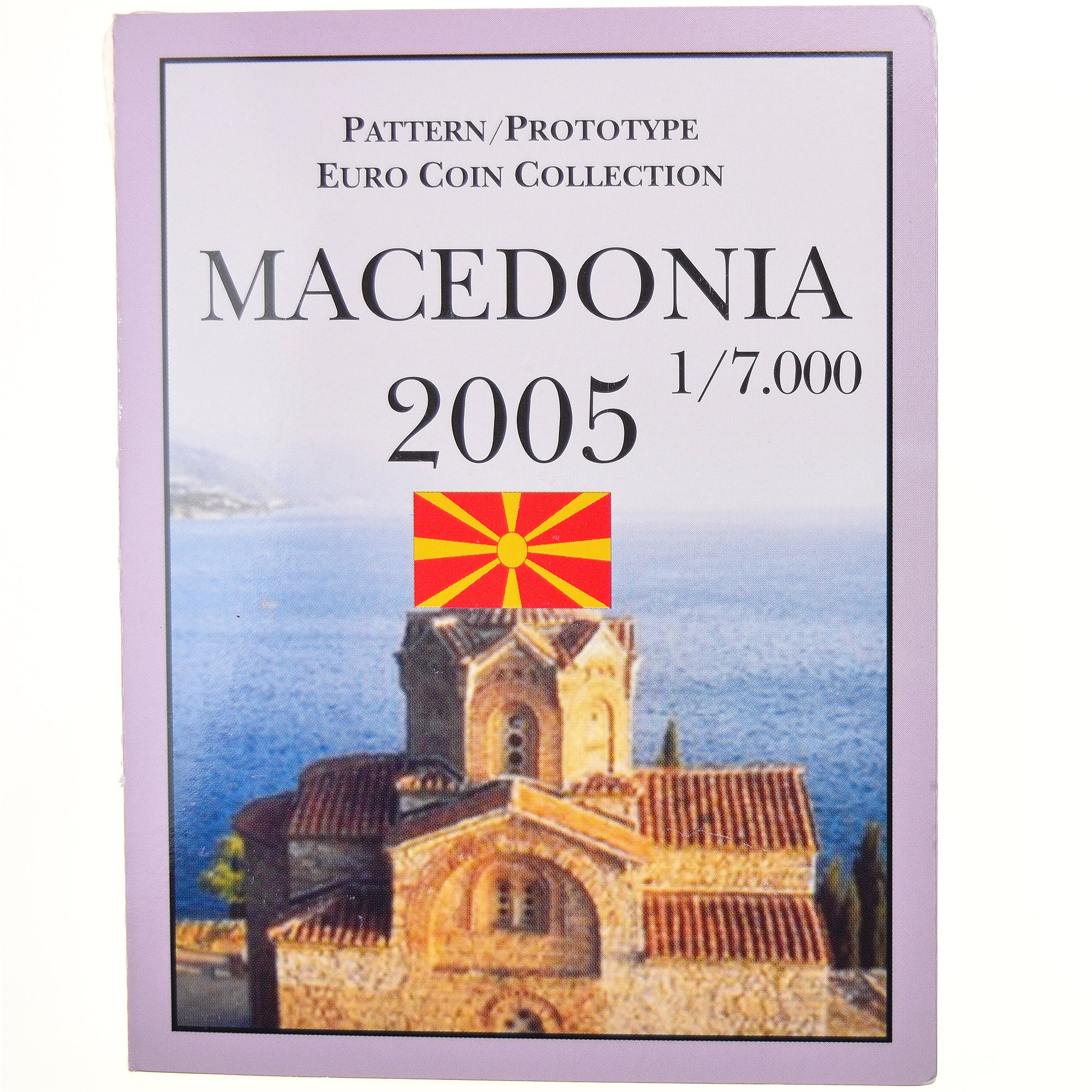 Macedonië, 1 Cent to 2 Euro, 2005, unofficial private coin, FDC, n.v.t.
