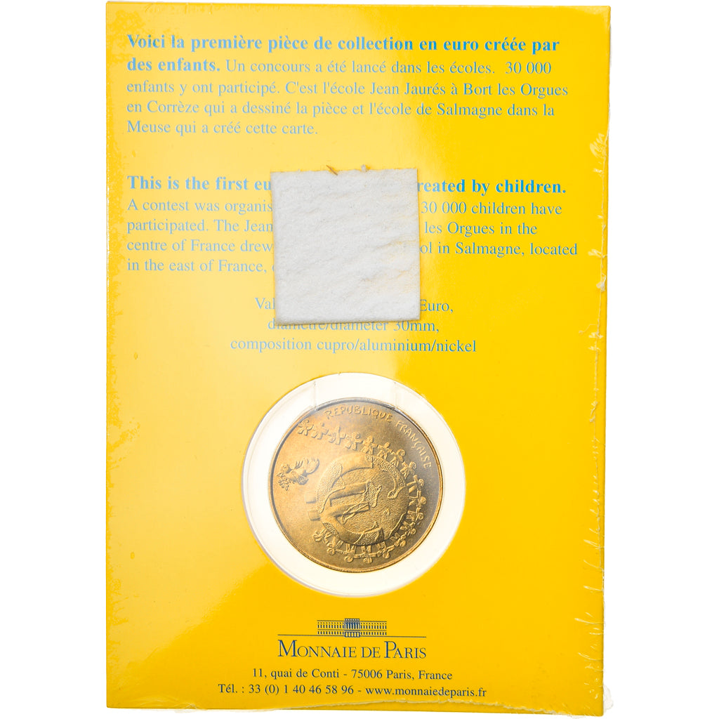 France, 1/4 Euro, Children's Euro Design, 2002, Paris, MS(65-70)